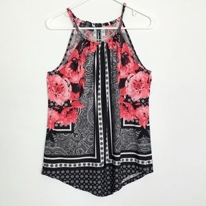 INC International Concepts Floral Top Size Medium